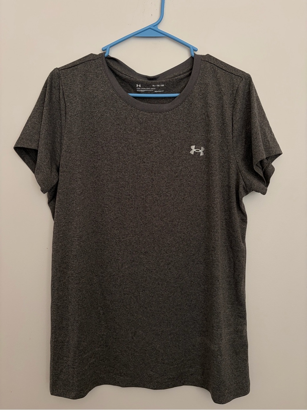 Under Armour Dark Gray Heather Performance Tee